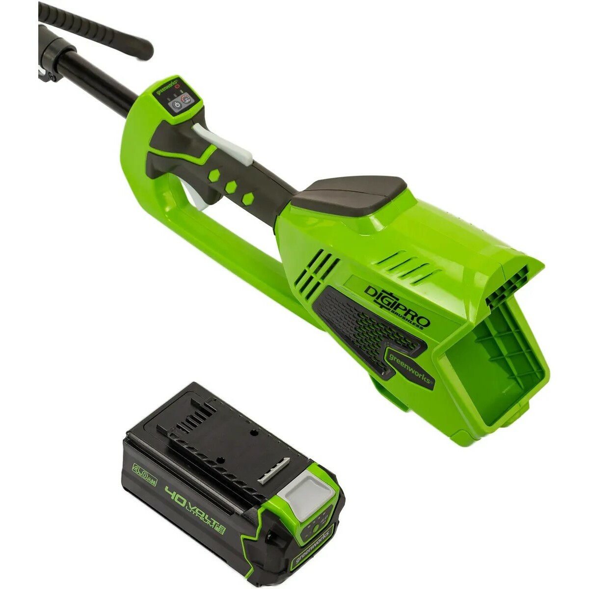Триммер электрический Greenworks GD40BCK4 (Цвет: Green)