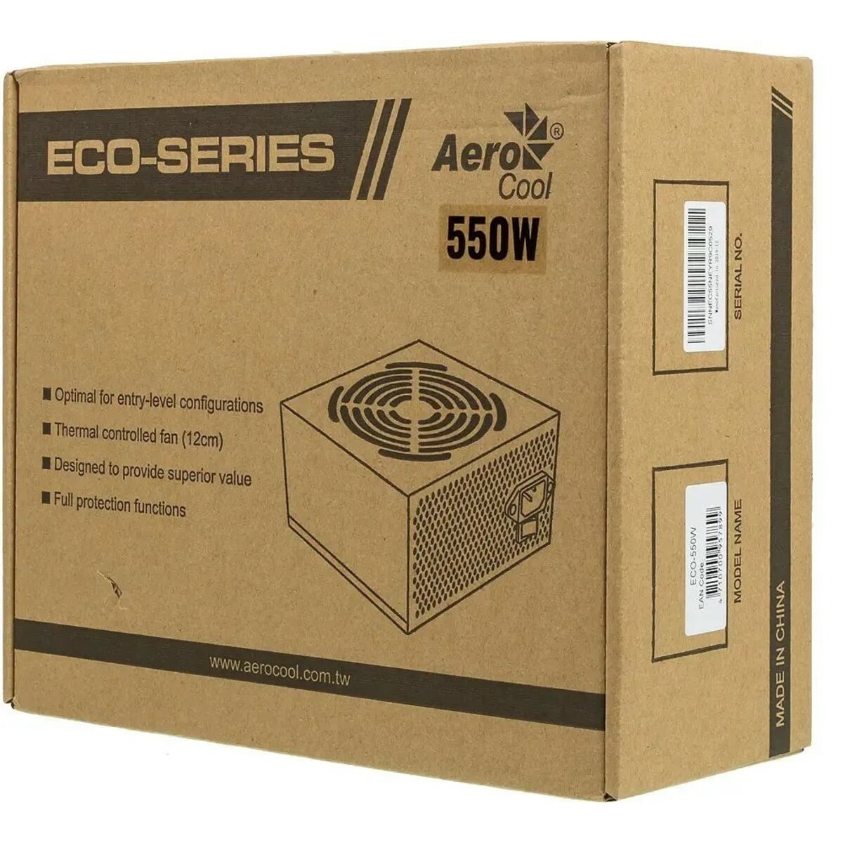 Блок питания Aerocool ATX 550W ECO-550