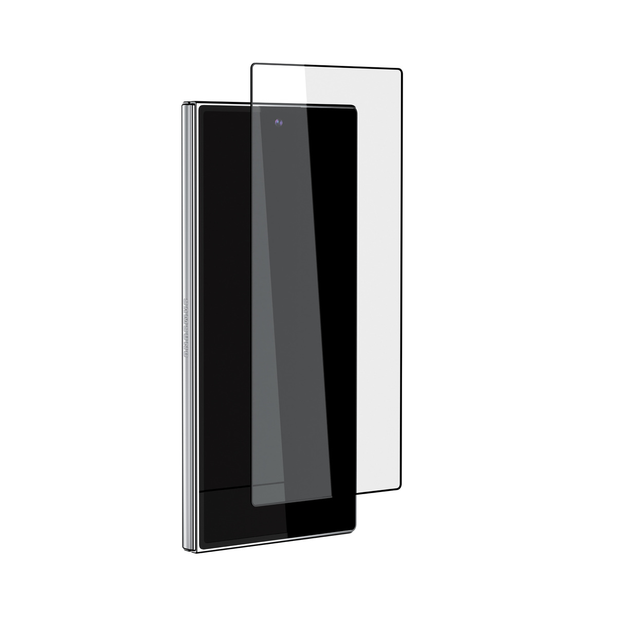 Стекло защитное VLP 2.5D Premium Shield для Samsung Galaxy Z Fold 8 Ultra /  Z Fold 7, черный