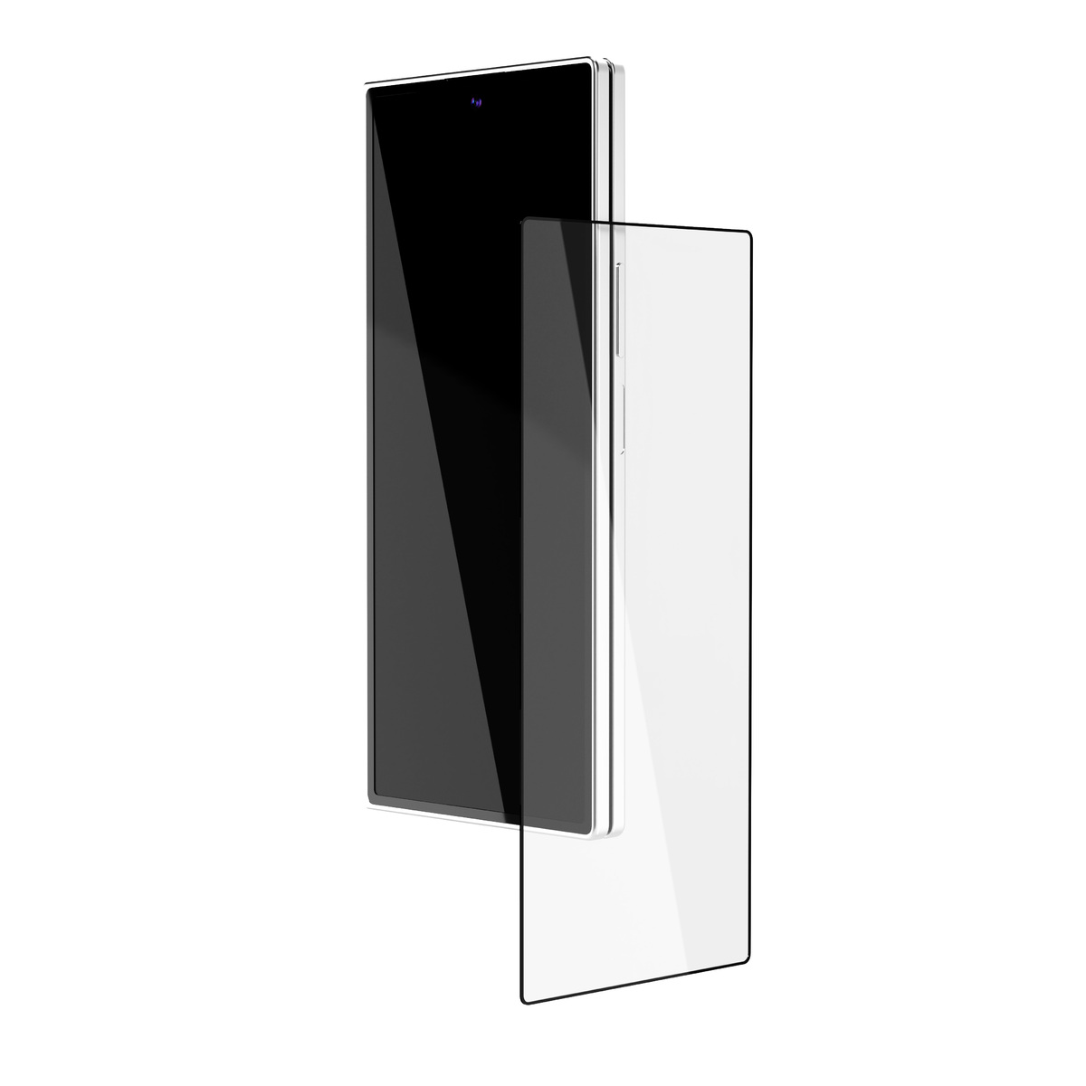 Стекло защитное VLP 2.5D Premium Shield для Samsung Galaxy Z Fold 8 Ultra /  Z Fold 7, черный