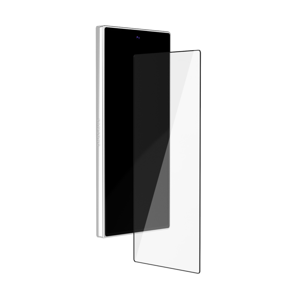 Стекло защитное VLP 2.5D Premium Shield для Samsung Galaxy Z Fold 8 Ultra /  Z Fold 7, черный