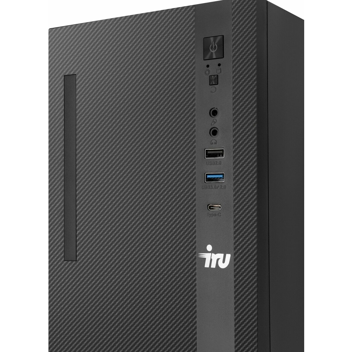 ПК IRU 310SC (Core i3 12100 3.3Ghz/16Gb DDR5/SSD512Gb/Intel UHD Graphics 730/Windows 11 Pro/black) 
