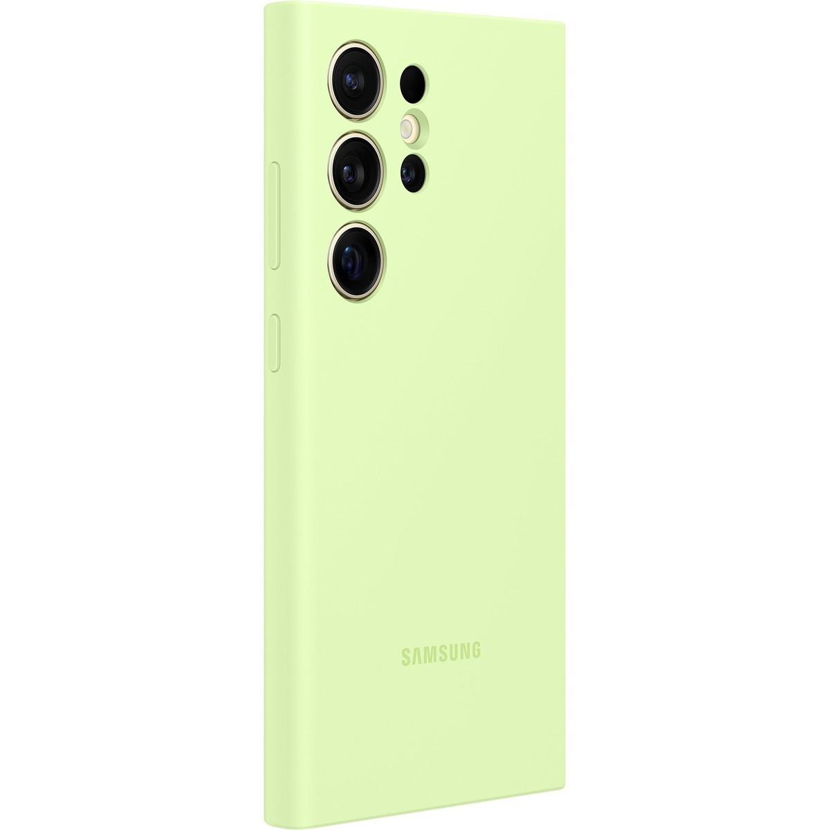 Чехол-накладка Samsung Silicone Case для смартфона Samsung Galaxy S24 Ultra (Цвет: Lime)