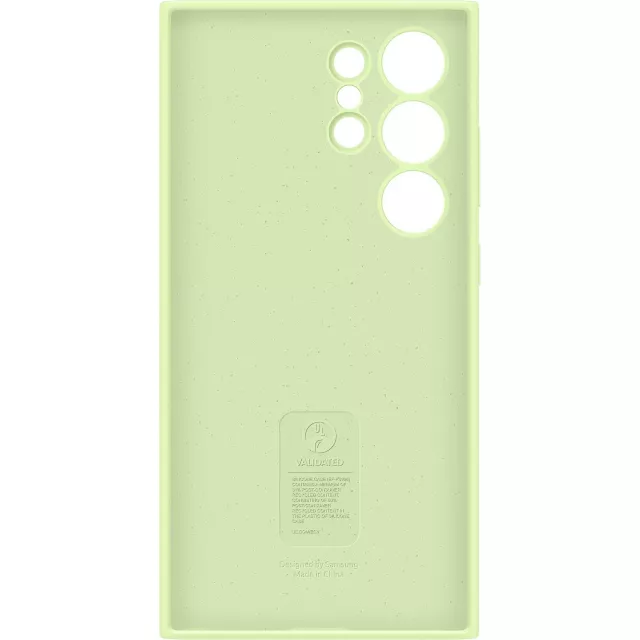 Чехол-накладка Samsung Silicone Case для смартфона Samsung Galaxy S24 Ultra (Цвет: Lime)