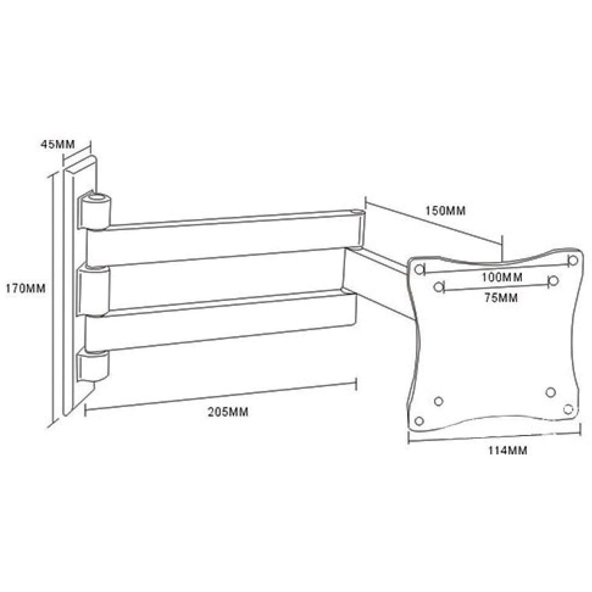 Кронштейн настенный Arm Media LCD-7101 (Цвет: White)