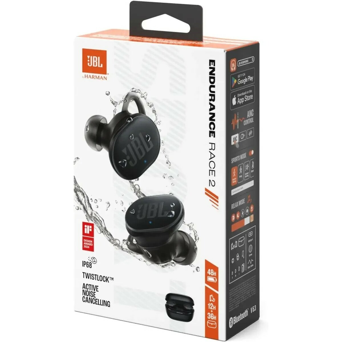 Наушники JBL Endurance Race 2, черный