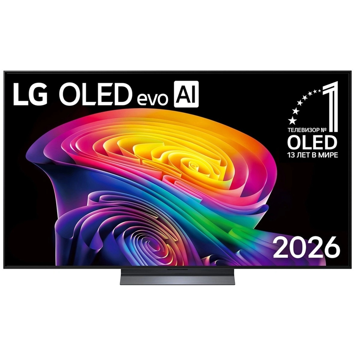 Телевизор LG 65" OLED65C6RLA.ARU, черный