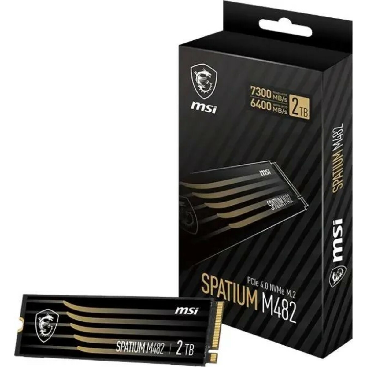 Накопитель SSD MSI Spatium M482 2Tb PCle 4.0 NVMe M.2