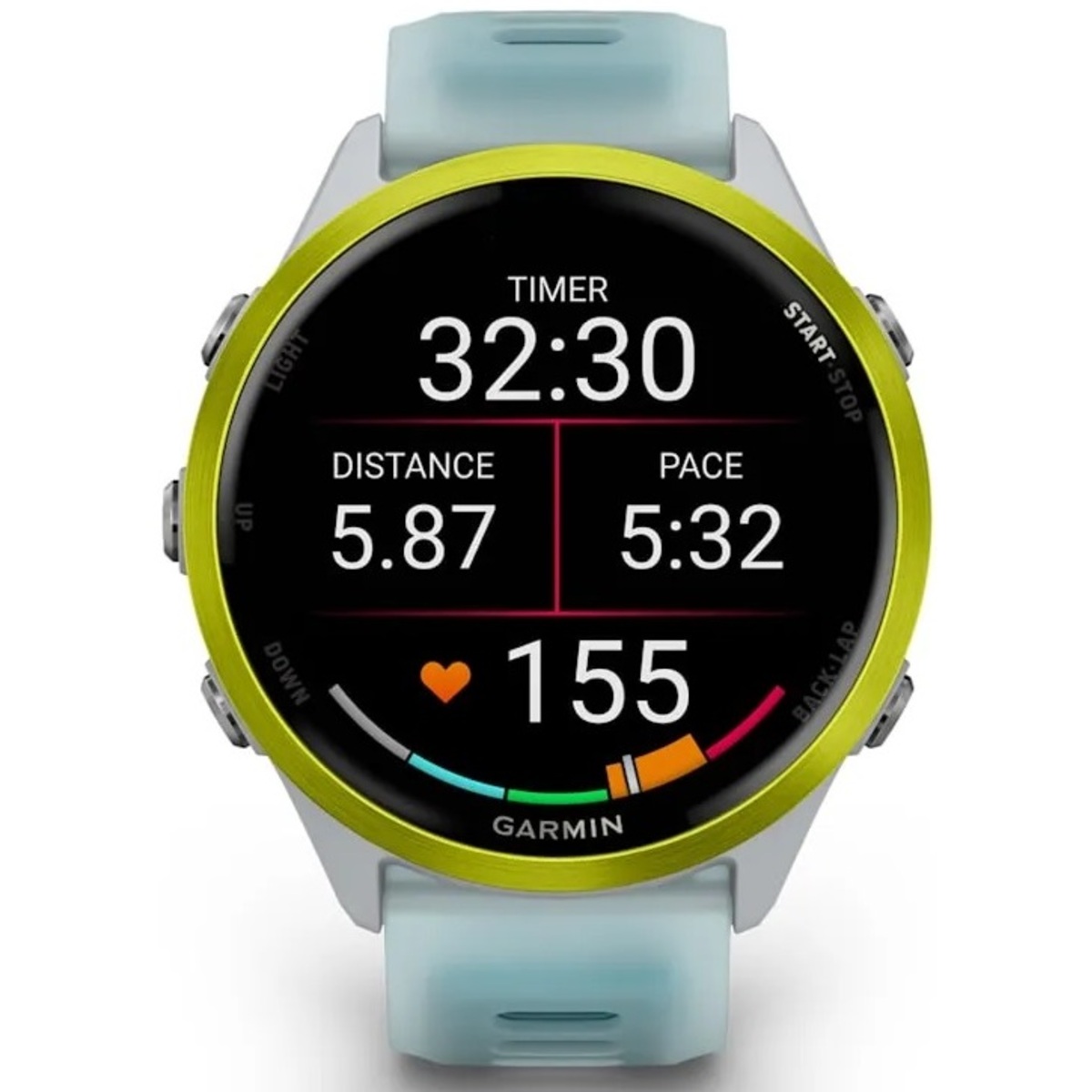 Умные часы Garmin Forerunner 570 47mm (Цвет: Yellow Whitestone / Turquoise) 