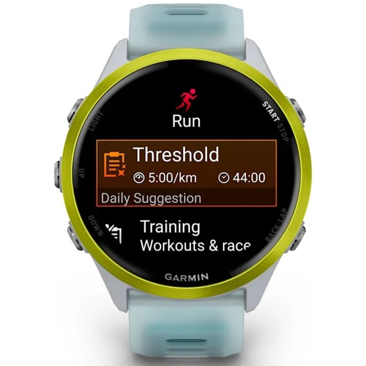 Умные часы Garmin Forerunner 570 47mm (Цвет: Yellow Whitestone / Turquoise) 