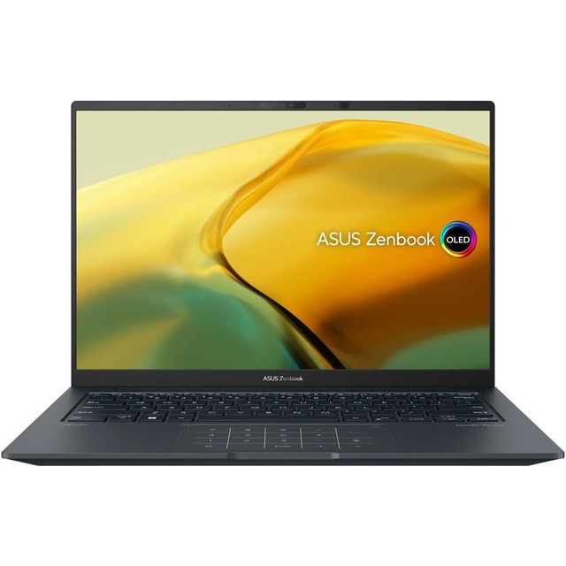 Ноутбук Asus Zenbook 14X OLED UX3404VA-M9287W Core i7 13700H 16Gb SSD1Tb Intel Iris Xe graphics 14.5 OLED 2.8K (2880x1800) Windows 11 Home grey WiFi BT Cam Bag (90NB1081-M00H90)