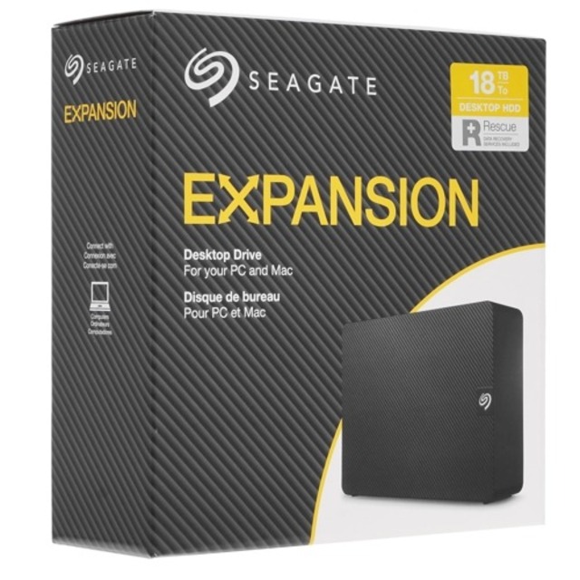 Жесткий диск Seagate Original USB 3.0 18Tb STKP18000400, черный