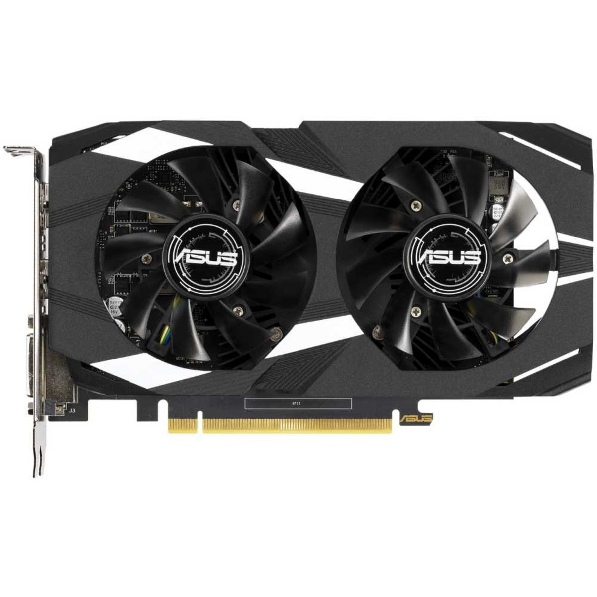 Видеокарта ASUS DUAL GeForce GTX 1650 1485MHz PCI-E 3.0 4096MB 8002MHz 128 bit DVI DisplayPort HDMI HDCP OC