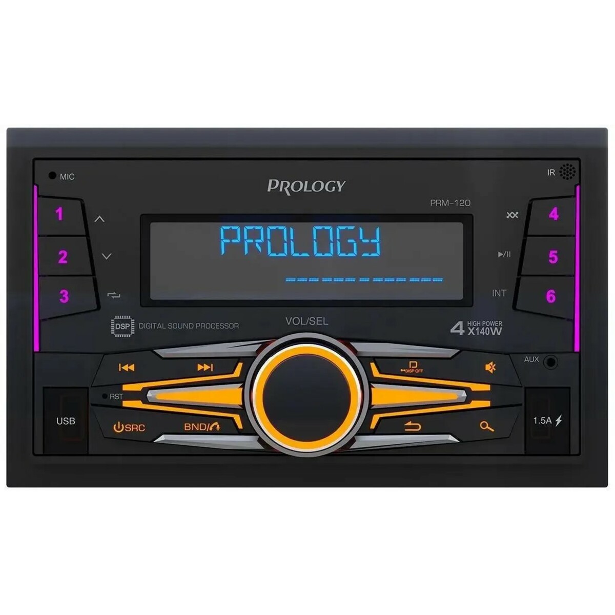 Автомагнитола Prology PRM-120, черный