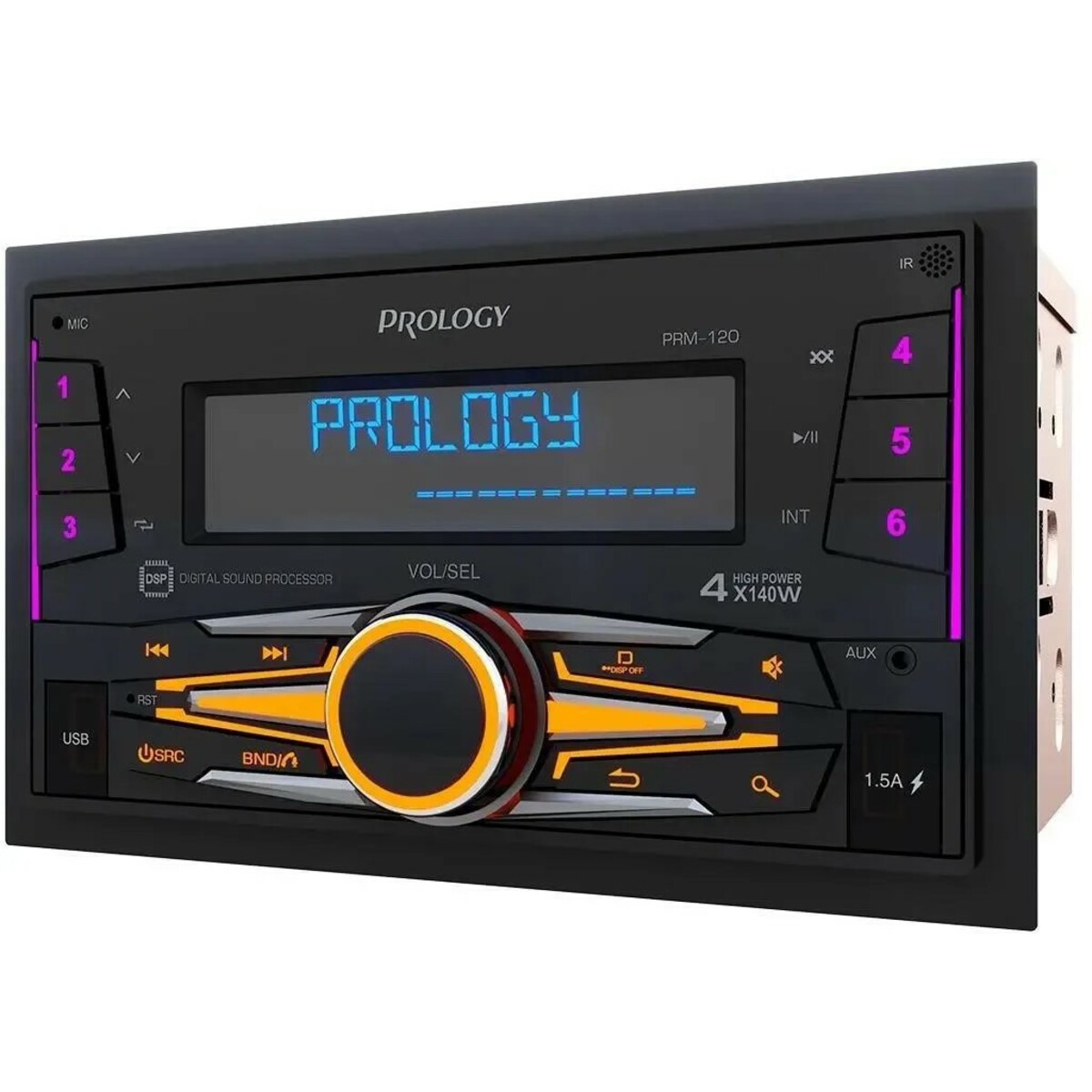 Автомагнитола Prology PRM-120, черный