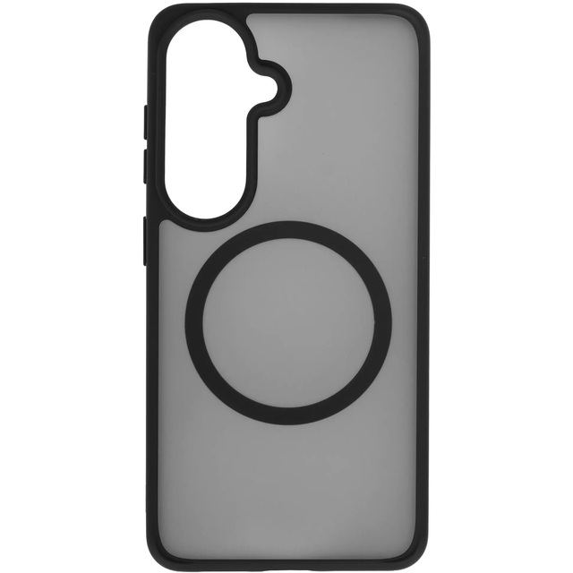 Чехол-накладка VLP Lite Bloom Case with MagSafe для смартфона Samsung S26, черный