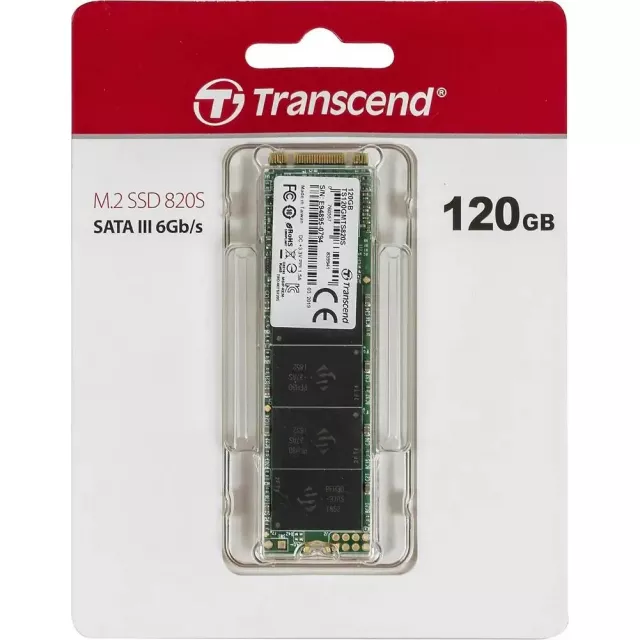 Накопитель SSD Transcend SATA III 120Gb TS120GMTS820S