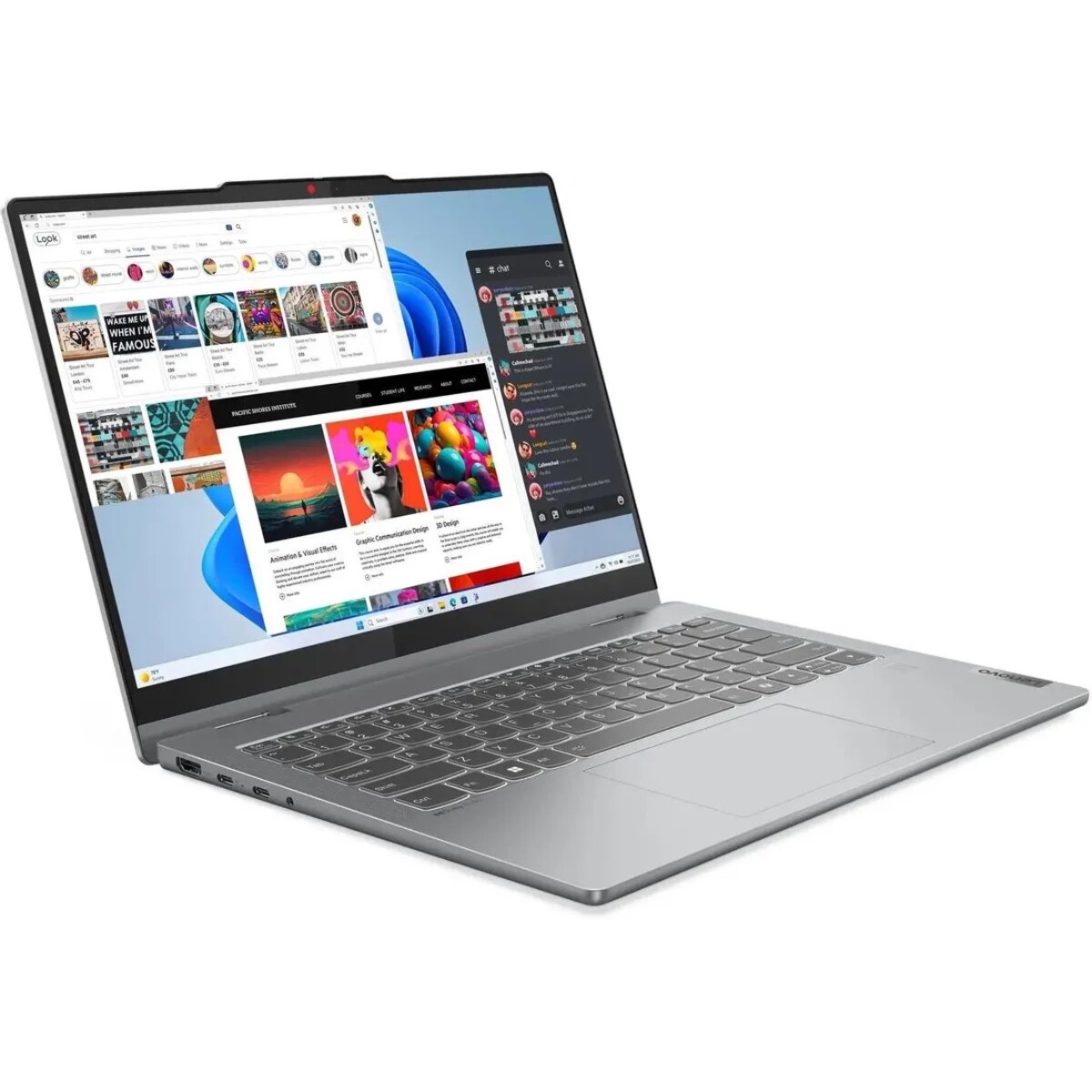 Ноутбук Lenovo IdeaPad 5 14IRH9 (Core i7 13620H 2.4Ghz / 16Gb LPDDR5x / SSD512Gb / Intel UHD Graphics / 14" / noOS / gray) (83KX0041PS)