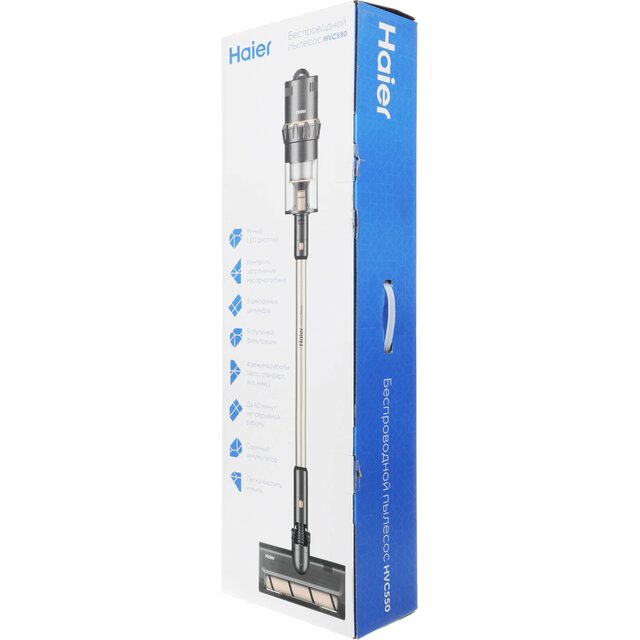 Пылесос вертикальный Haier HVC550, черный