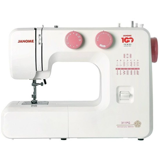 Швейная машина Janome 311PG (Цвет: White / Pink)