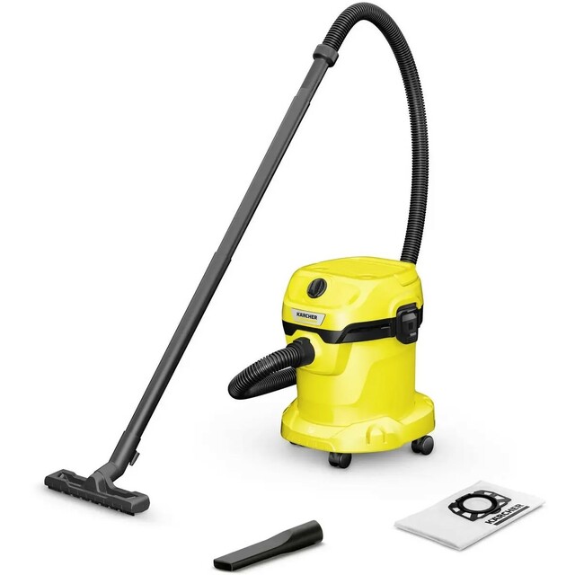 Строительный пылесос Karcher WD 2 V-15 / 4 / 18 (Цвет: Yellow)
