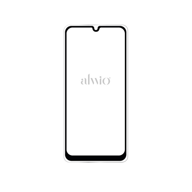 Защитное стекло Alwio FullGlue для смартфона Samsung Galaxy A42, черный