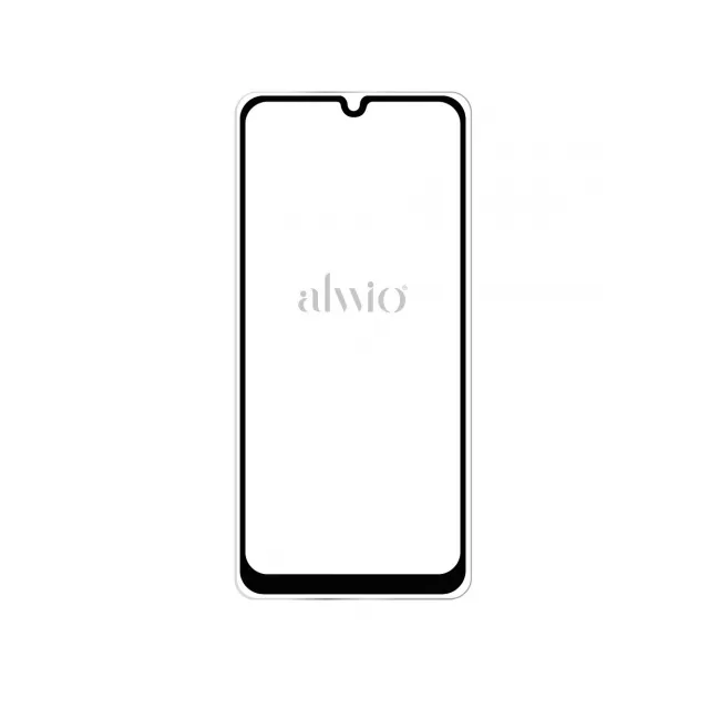 Защитное стекло Alwio FullGlue для смартфона Samsung Galaxy A42, черный