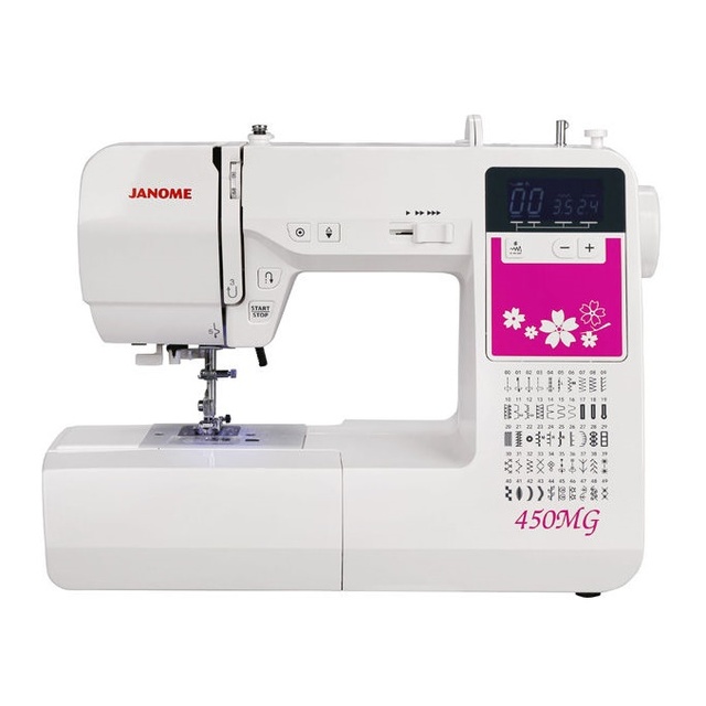 Швейная машина Janome 450MG (Цвет: White / Pink)