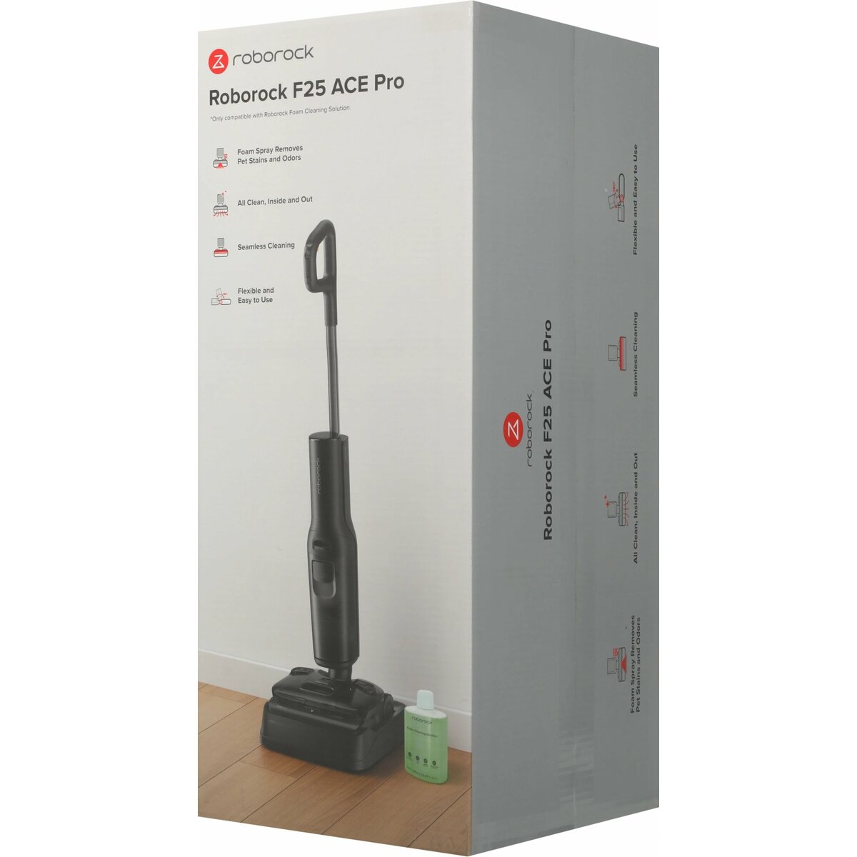 Пылесос вертикальный Roborock F25 Ace Pro, черный