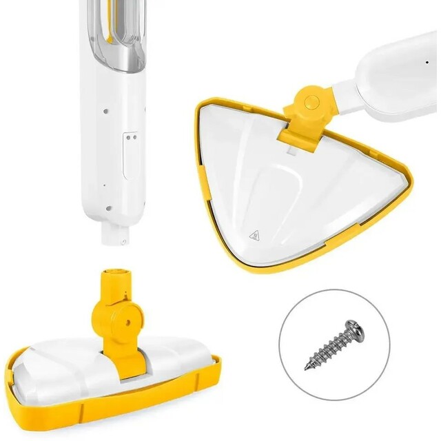 Швабра паровая Kitfort КТ-1048-1 (Цвет: White / Yellow) Швабра паровая Kitfort КТ-1048-1 (Цвет: White / Yellow)