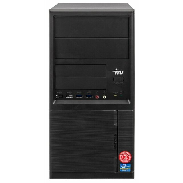 ПК IRU Office 313 MT i3 9100F (3.6) / 8Gb / SSD240Gb / GT710 1Gb / Windows 10 Home Single Language 64 / GbitEth / 400W / черный ПК IRU Office 313 MT i3 9100F (3.6) / 8Gb / SSD240Gb / GT710 1Gb / Windows 10 Home Single Language 64 / GbitEth / 400W / черный