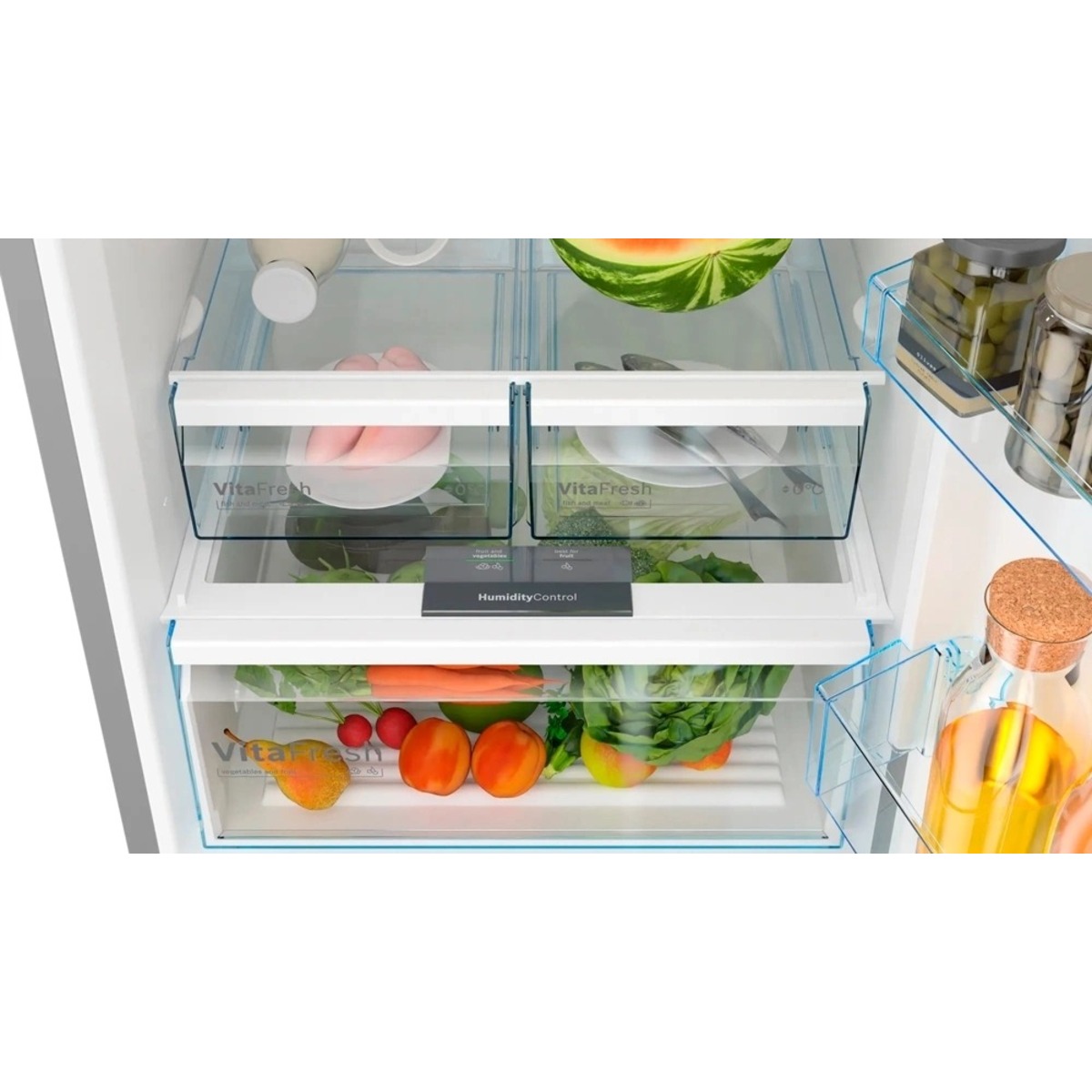 Холодильник Bosch KGN55VL21U (Цвет: Inox)