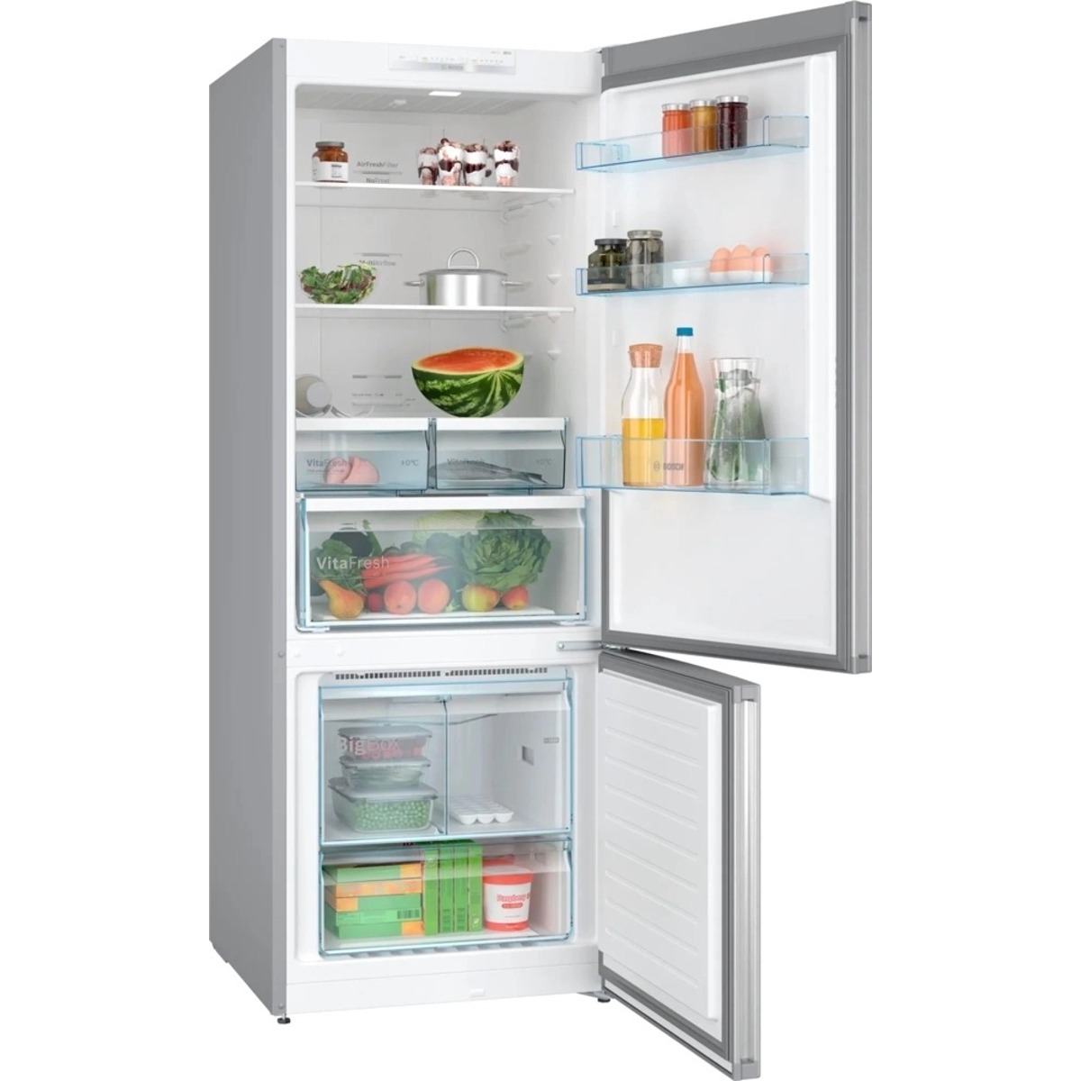 Холодильник Bosch KGN55VL21U (Цвет: Inox)