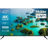 Телевизор Haier 43  LED S2, черный