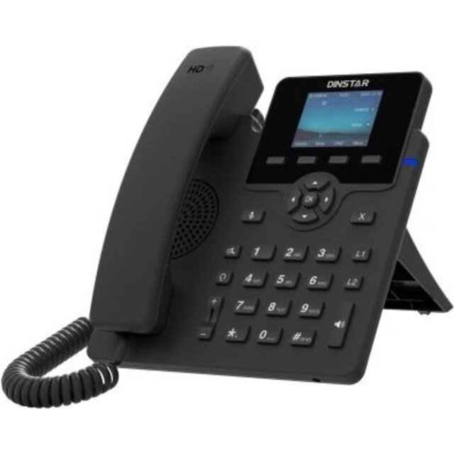 Телефон IP Dinstar C62UP, черный