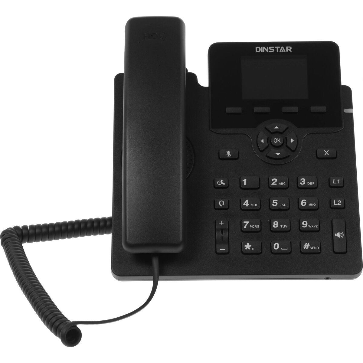 Телефон IP Dinstar C62UP, черный