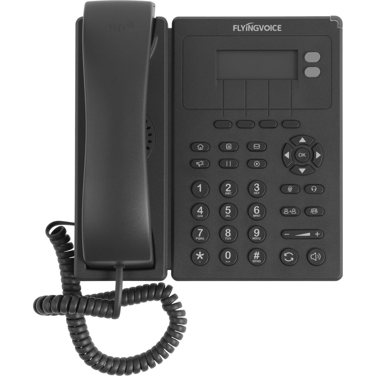 Телефон IP Flyingvoice FIP-10, черный