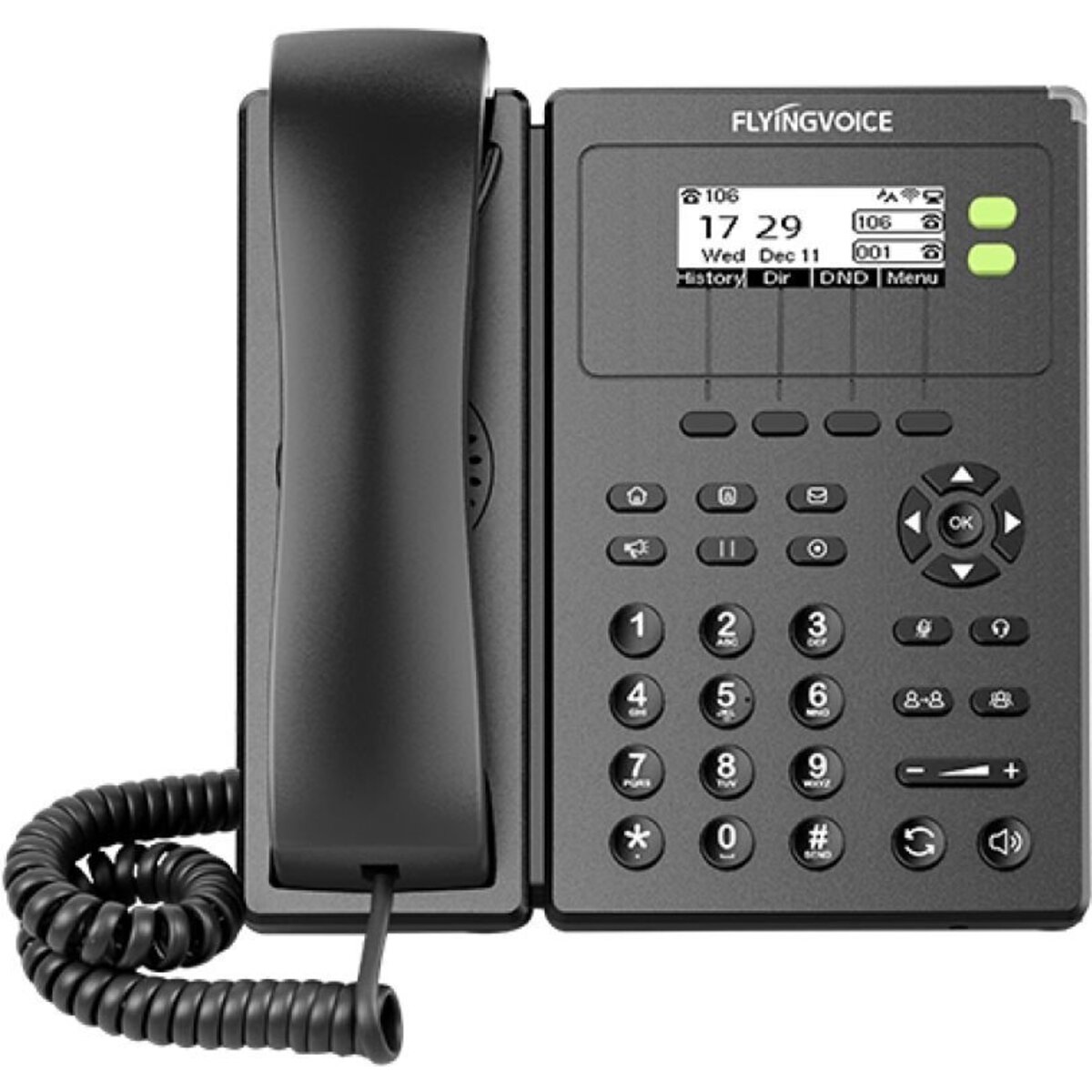 Телефон IP Flyingvoice FIP-10P, черный