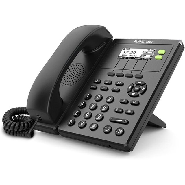 Телефон IP Flyingvoice FIP-10P, черный