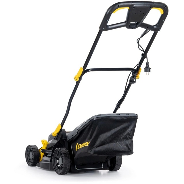 Газонокосилка роторная Champion EM3414, черный