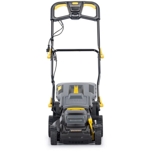 Газонокосилка роторная Champion EM3414, черный