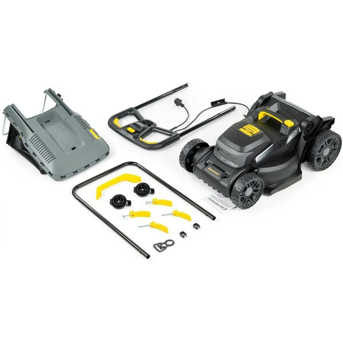 Газонокосилка роторная Champion EM4018 (Цвет: Black/Yellow)