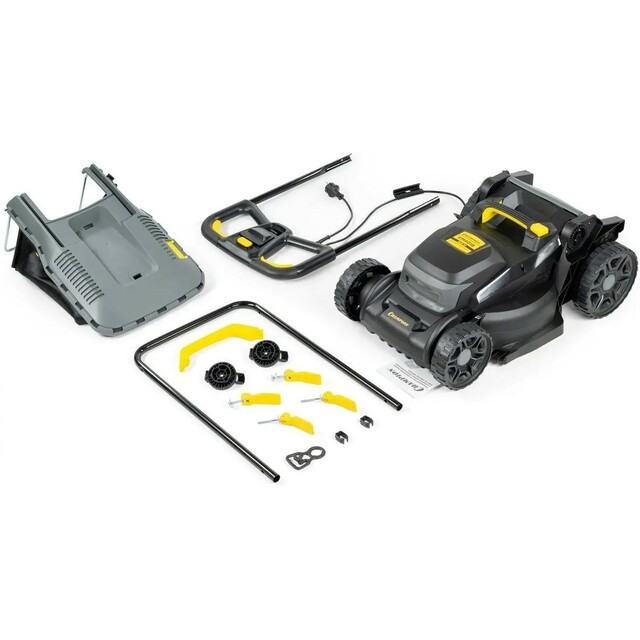 Газонокосилка роторная Champion EM4018 (Цвет: Black / Yellow)