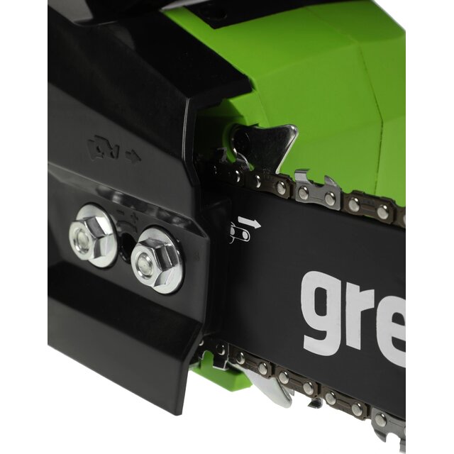 Электрическая цепная пила Greenworks GD40CS18K4 (Цвет: Green) Электрическая цепная пила Greenworks GD40CS18K4 (Цвет: Green)