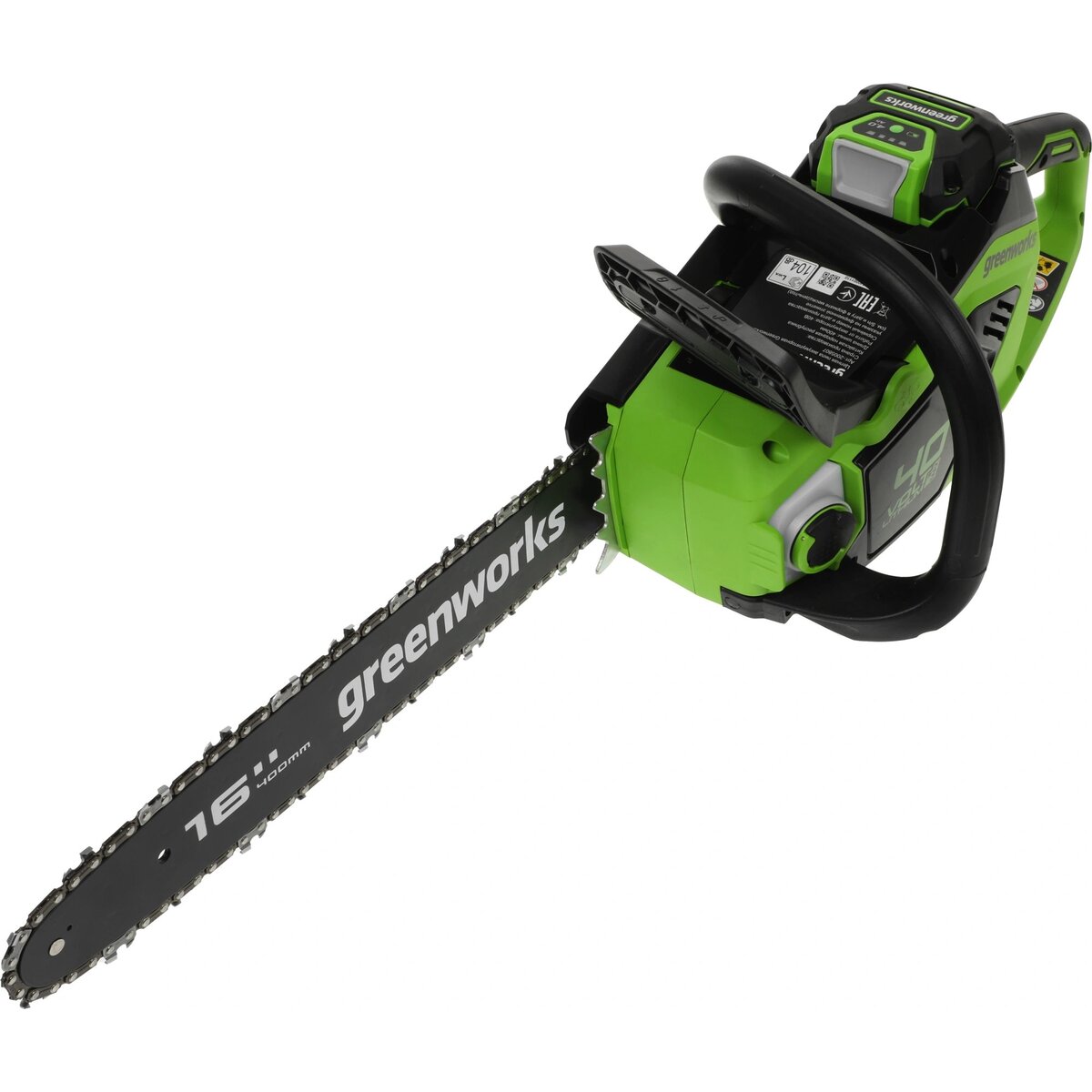 Электрическая цепная пила Greenworks GD40CS18K4 (Цвет: Green)