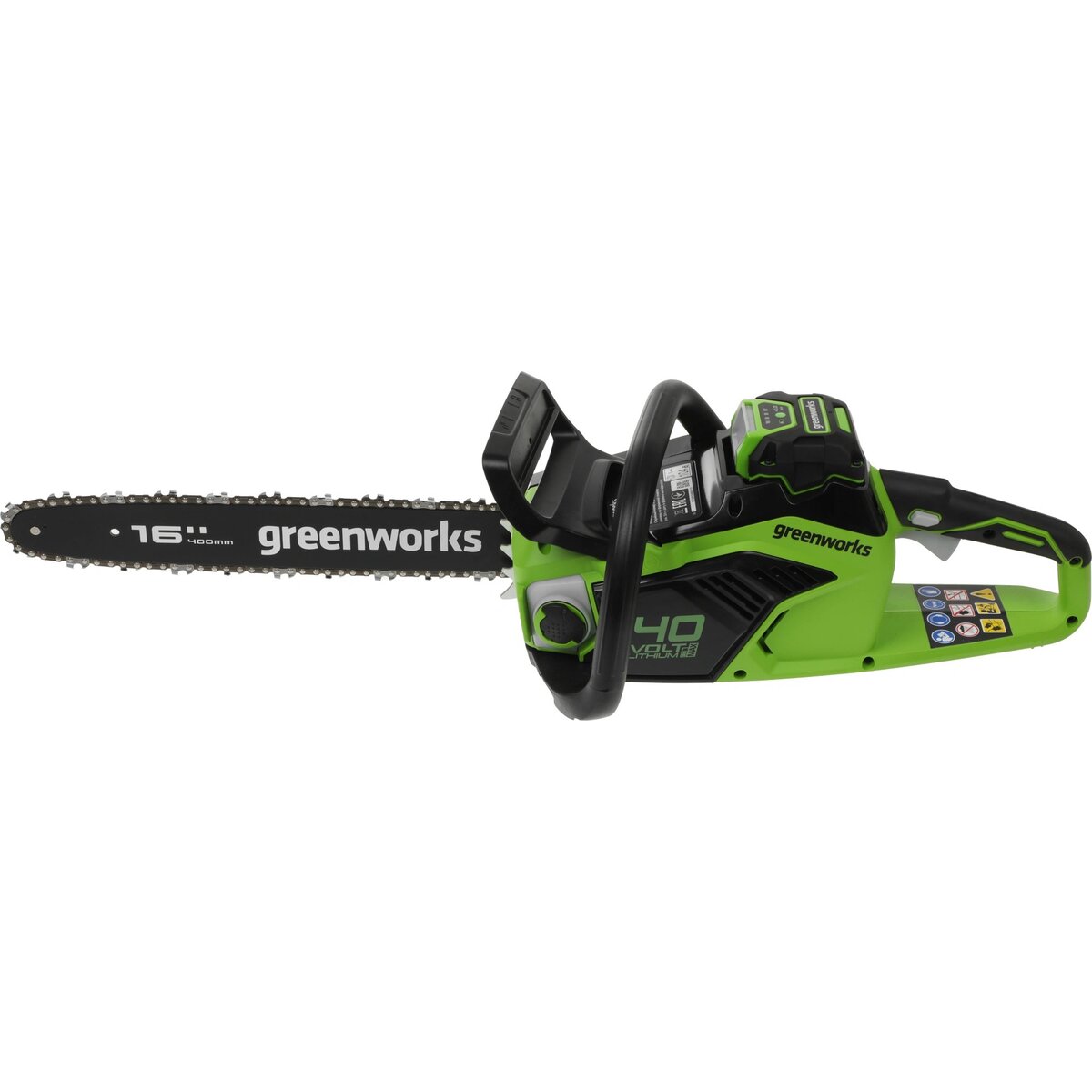 Электрическая цепная пила Greenworks GD40CS18K4 (Цвет: Green)