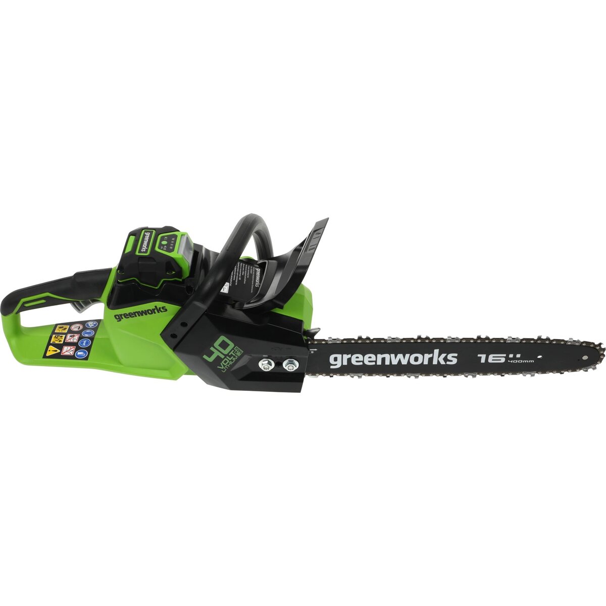 Электрическая цепная пила Greenworks GD40CS18K4 (Цвет: Green)