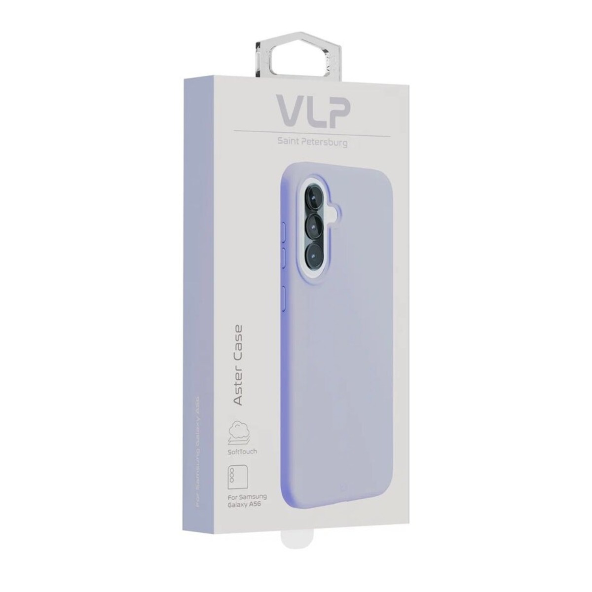 Чехол-накладка VLP Aster Case для смартфона Samsung Galaxy A56 (Цвет: Lavadic)