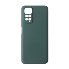 Чехол-накладка Borasco MicroFiber Case для смартфона Xiaomi Redmi Note 11/11S (Цвет: Green)