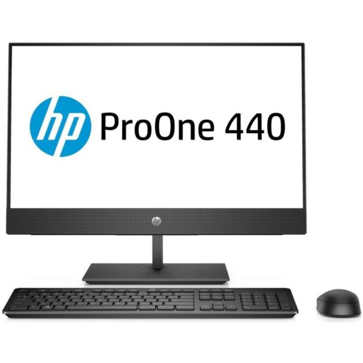 Моноблок HP ProOne 440 G5 AiO   23.8(1920x1080 IPS) / Intel Core i5 9500T(2.2Ghz) / 8192Mb / 1000+256PCISSDGb / noDVD / WiFi / war 1y / W10Pro + HP HDMI Port, HAS Stand, Spec